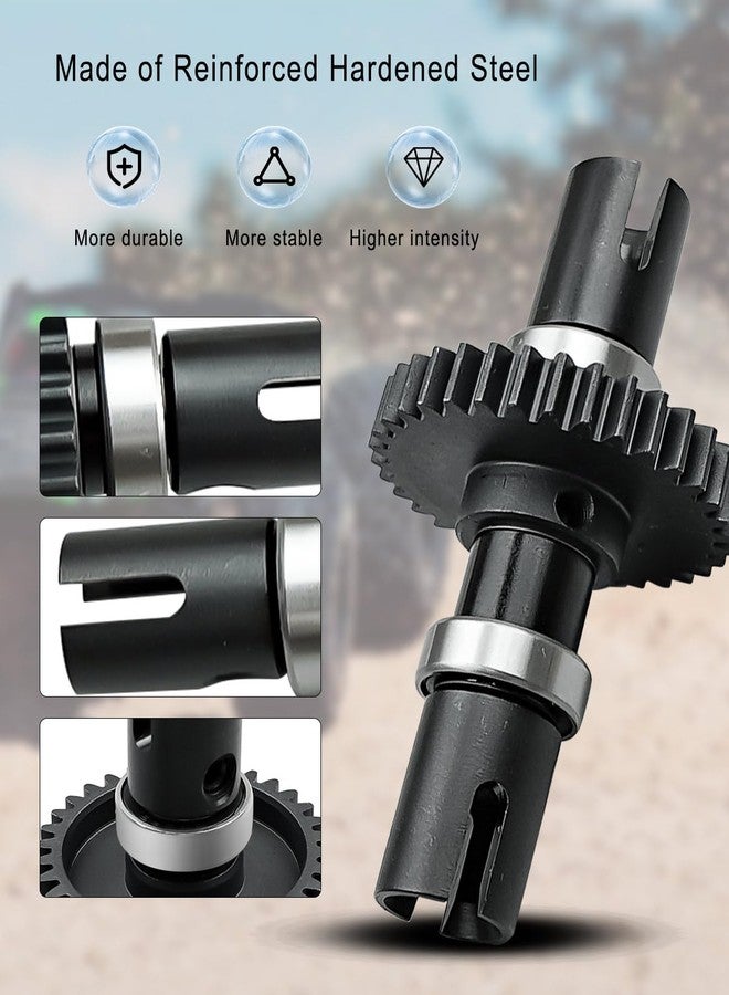 Vaticas High Speed 34T Differential Spool Locker Kit Fit for 1/7 Flony 6s 1/7 Infraction 6s Blx 1/7 Limitless Roller 1/7 Mojave 6s Blx 1/8 Kraton 6s Blx 1/8 Outcast 6s Blx Differential Gear Black - Image 4